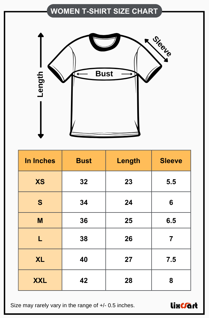 Solid White Plain T-Shirt for Women