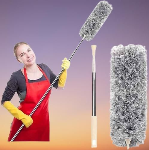 Expandable Pole Handle Washable Duster