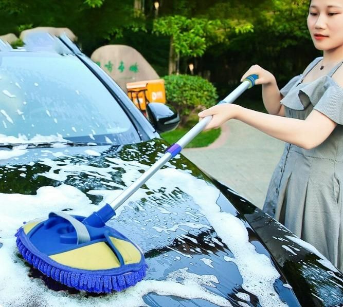 Car Wash Mop Car Duster Microfiber Flexible Duster