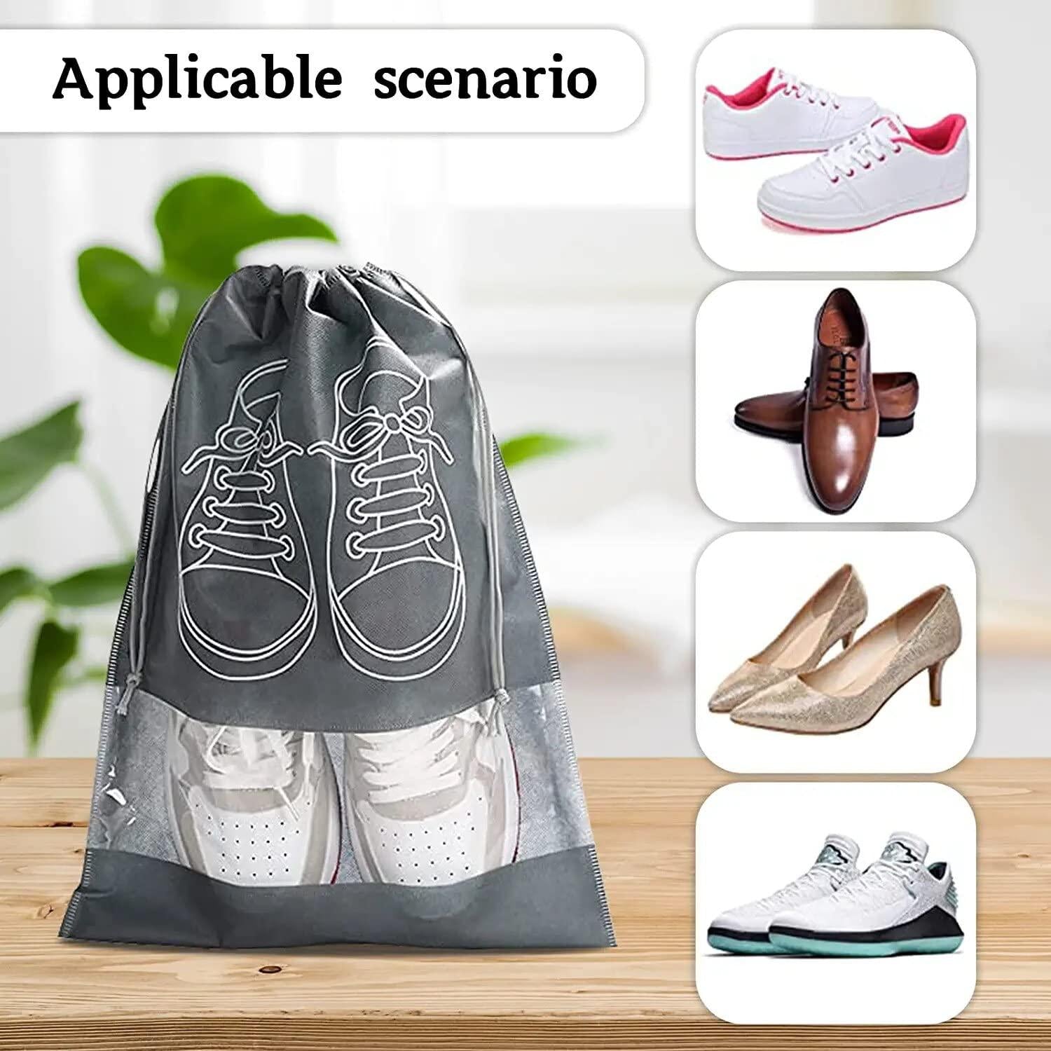 Travel Dust-Proof Shoe Bags for Everyday Use - Combos