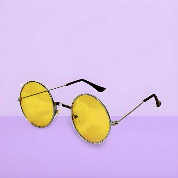 Unisex Free Size Round Sunglasses