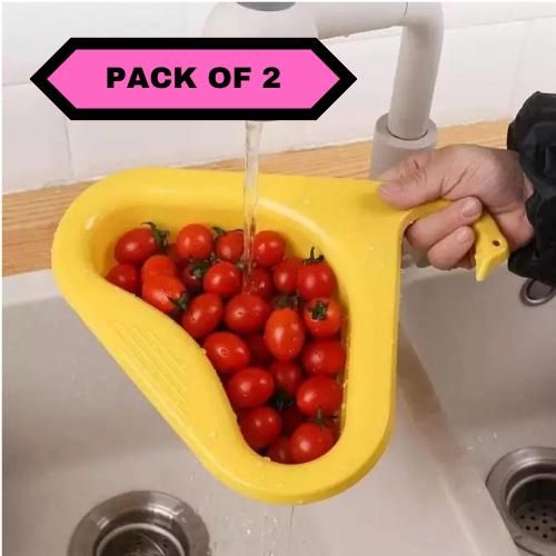 Multipurpose Plastic Kitchen Sink Organizer Corner (Pack of 2)