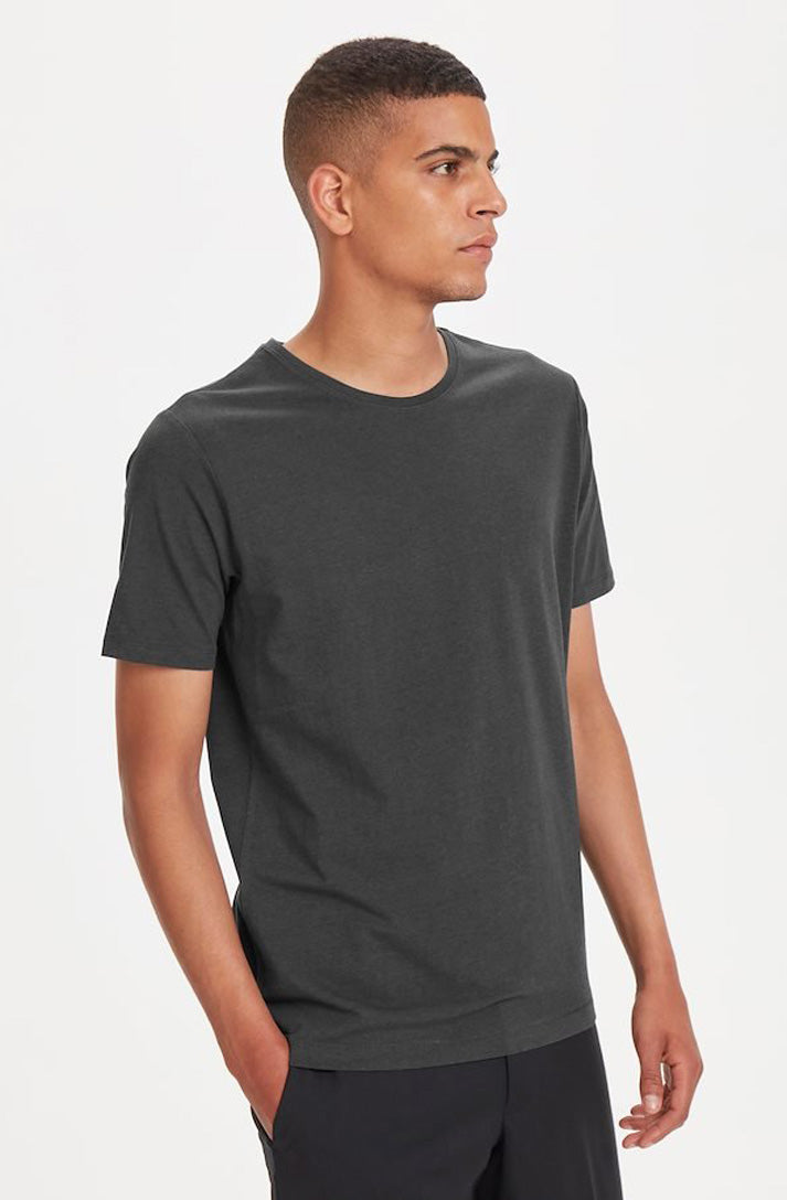 Charcoal Grey Plain Color T-Shirt