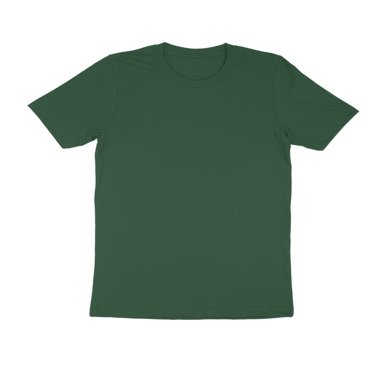 Olive Green Plain T-Shirt for Men