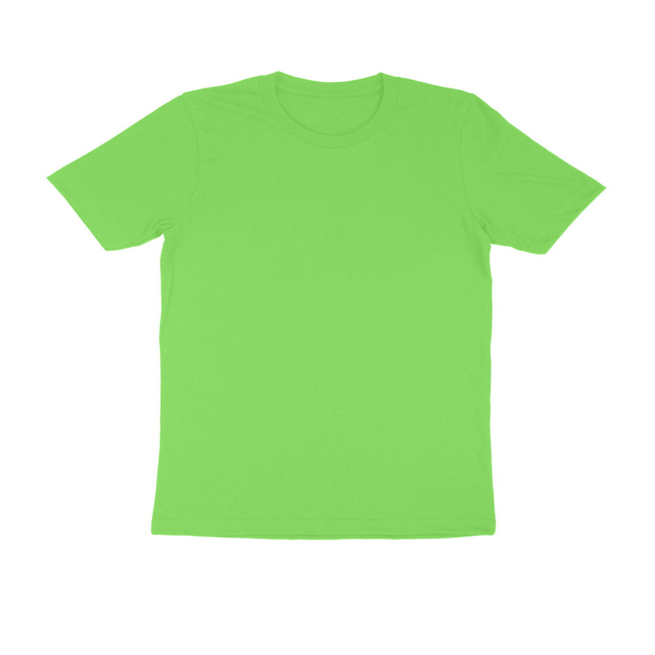 Liril Green Plain T-Shirt for Men