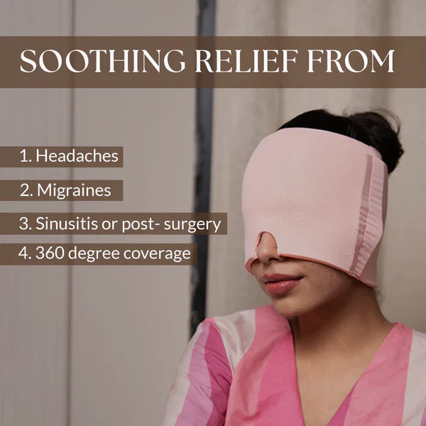 Best Migraine and Headache Relief Cap India | Comfortable & Stretchy Ice Cap